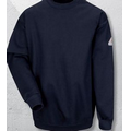 Bulwark Men's Crewneck Fleece Sweatshirt - Navy Blue